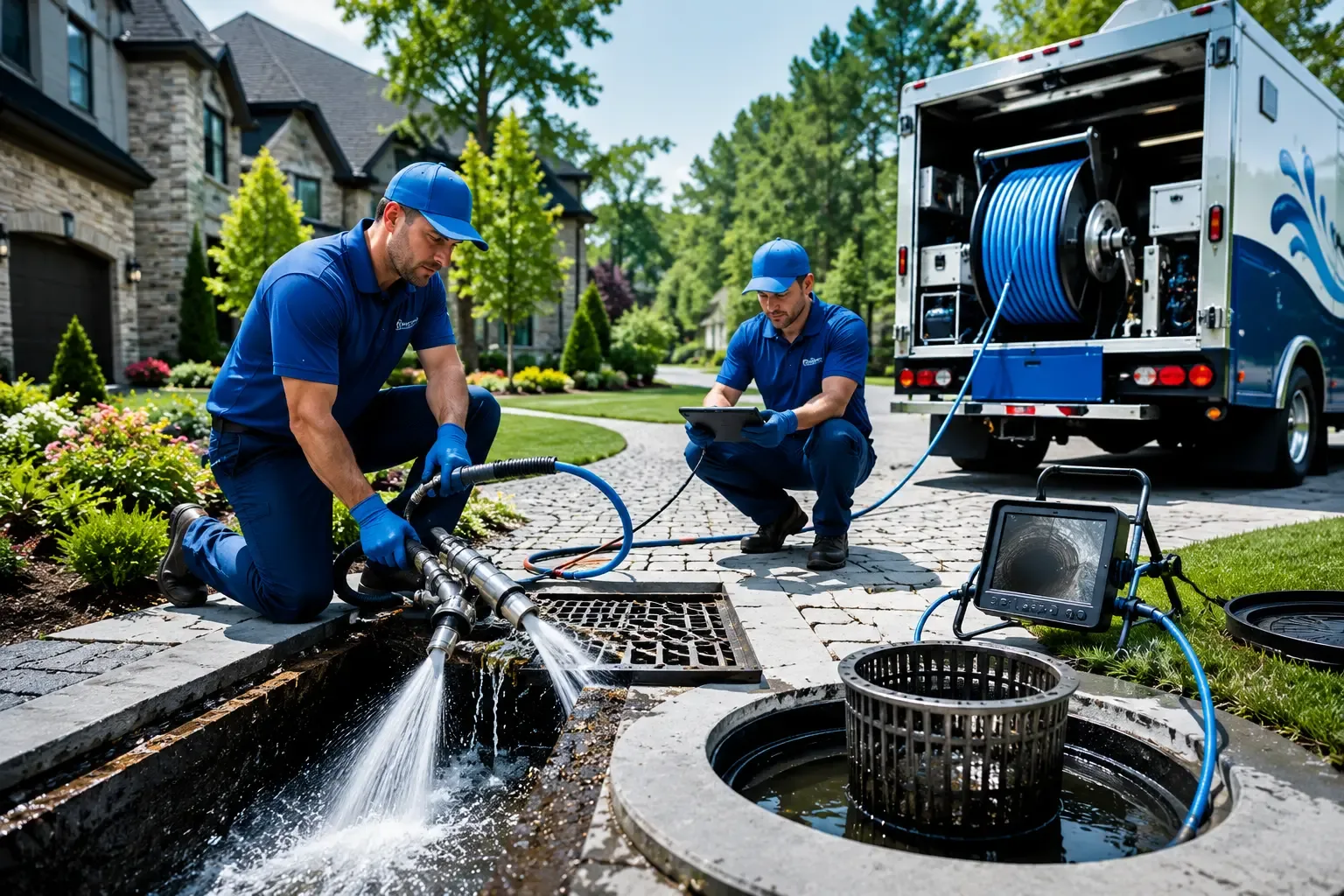 Local outdoor drain cleaning professionals in Hersey, MI
